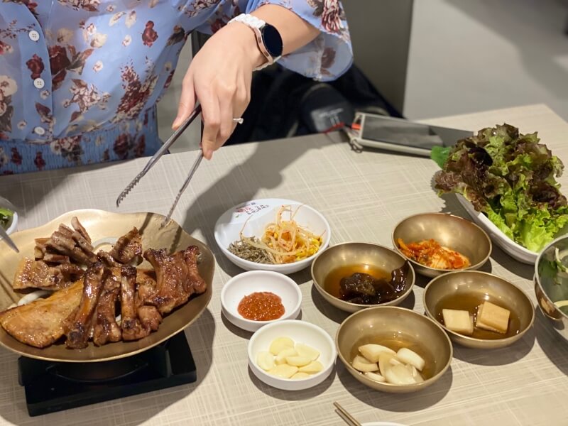 경주 서민식당 통삽겹숯불구이